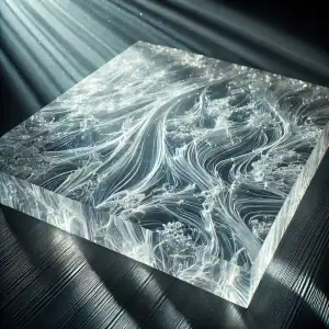 جزئیات کورین نیمهشفاف با نورپردازی مخفی برای ایجاد اثر نوری جادویی.